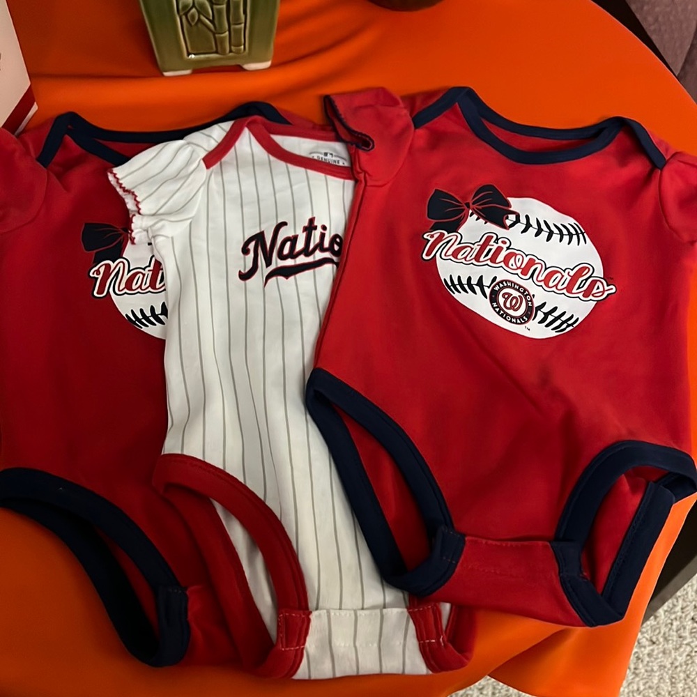 Girls Newborn 12M Washington Nationals
